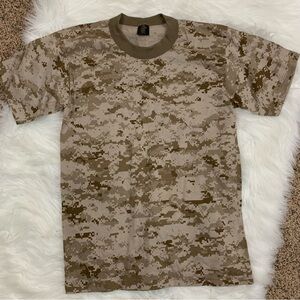 Tee Swing Army Digital Camouflage Pixel Short Sleeve T-Shirt